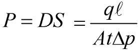 Permeation Equation